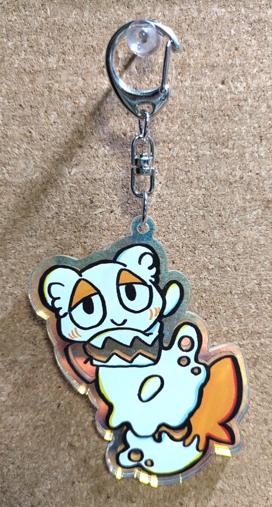 もちょまざめのオーロラアクリルキーホルダー