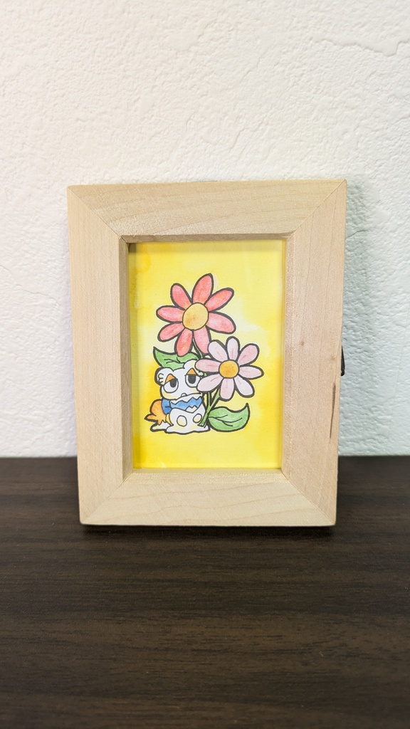 【原画】お花に隠れる