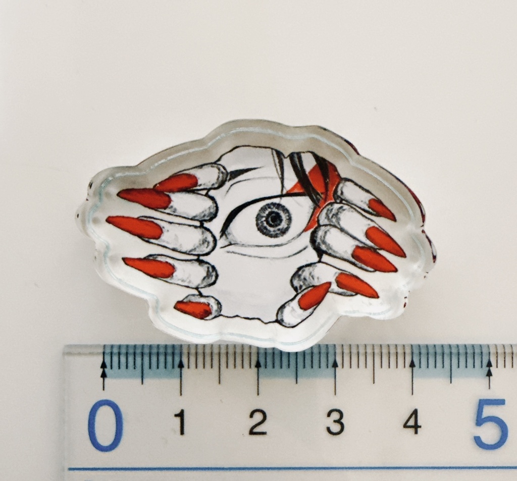 国獄怪奇談表紙の🦀っぽいやつ 自立miniアクスタ（まるめ）