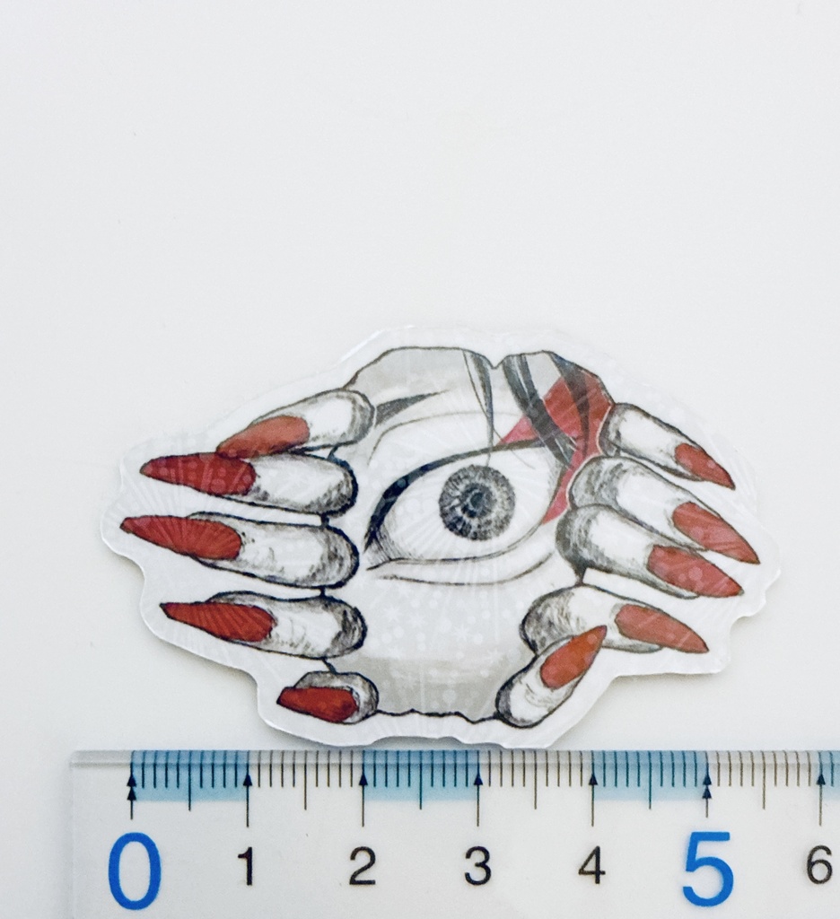 国獄怪奇談表紙の🦀っぽいやつ キラキラマグネット