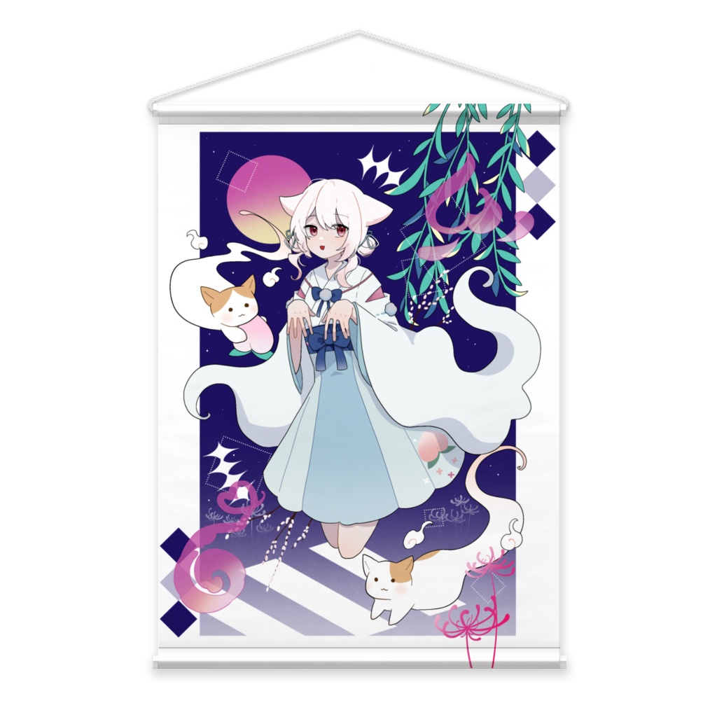 【茜月ももね】2周年記念タペストリー(すゞも様)