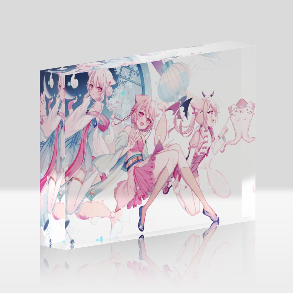 【茜月ももね】3周年記念アクリルブロック