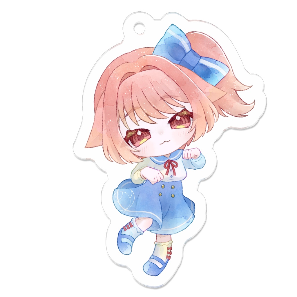 【茜月ももね】夏セーラーアクキー!