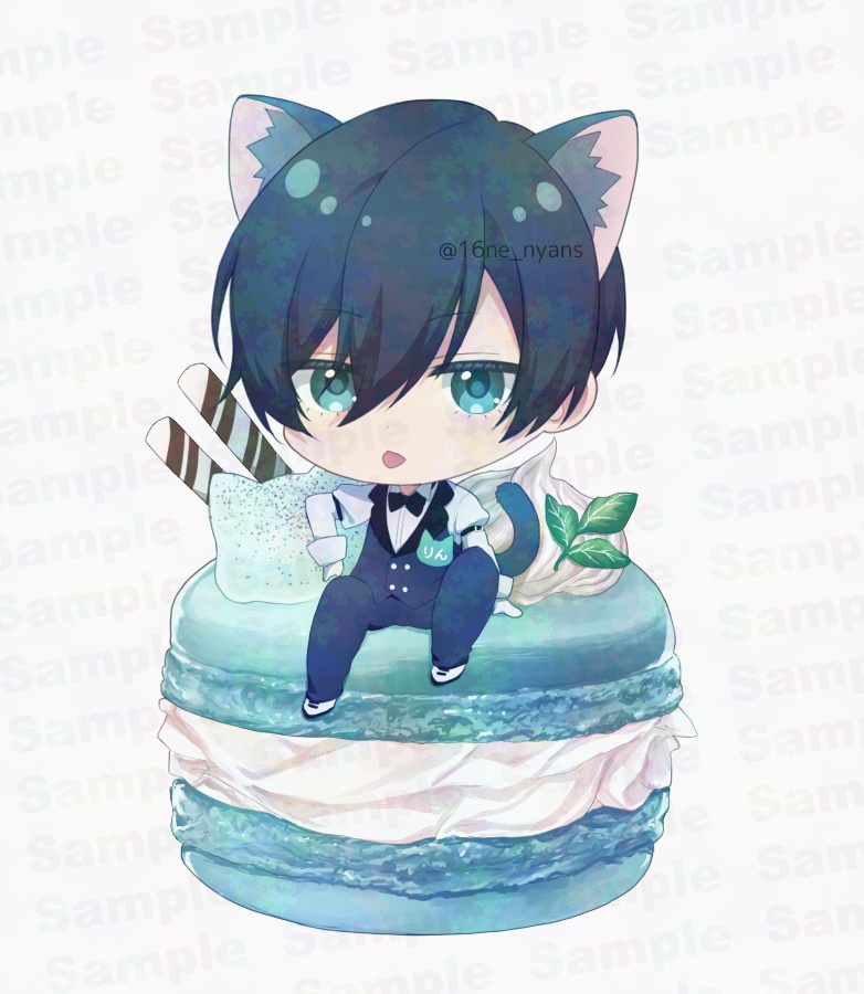 猫耳凜アクリルキーホルダー - 無添加 - BOOTH