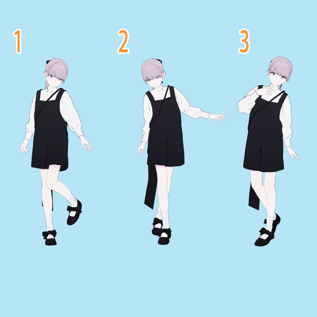 【無料】Portrait Poses Vol.A0【全3種】