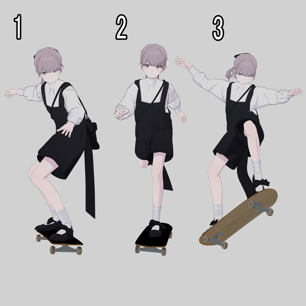 Skater Pose Vol.A1【全5種】