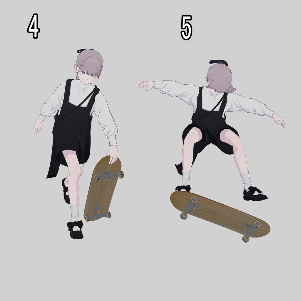 Skater Pose Vol.A1【全5種】