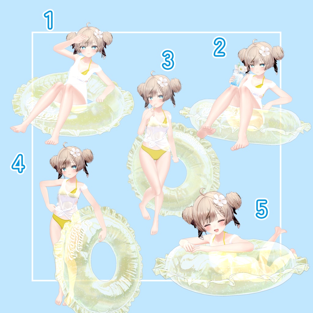 Swimsuit Portraits Vol.T01【全5種】