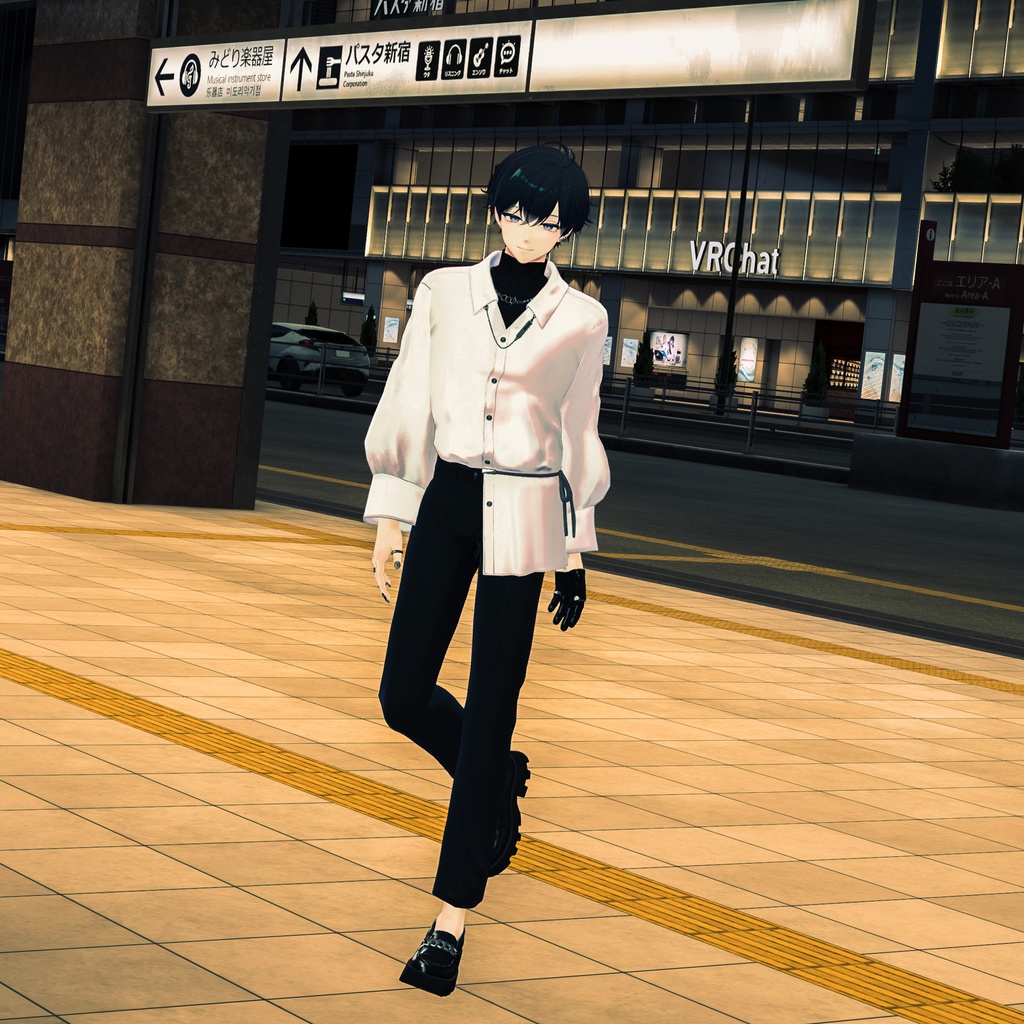 Men's Pose Pack Vol.T01【無料版あり】【全8種】