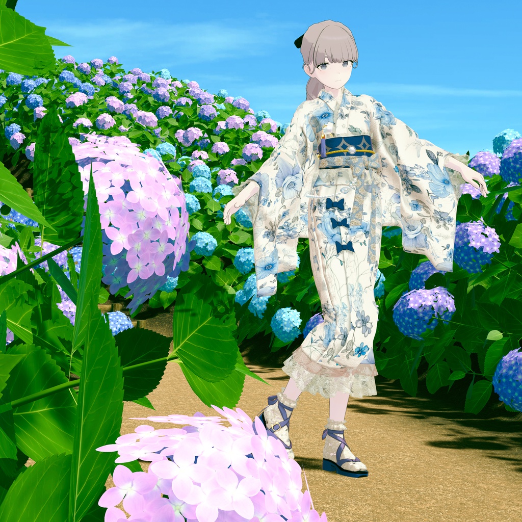 浴衣はじめました!浴衣ポーズ集 Vol.T02【全5種】