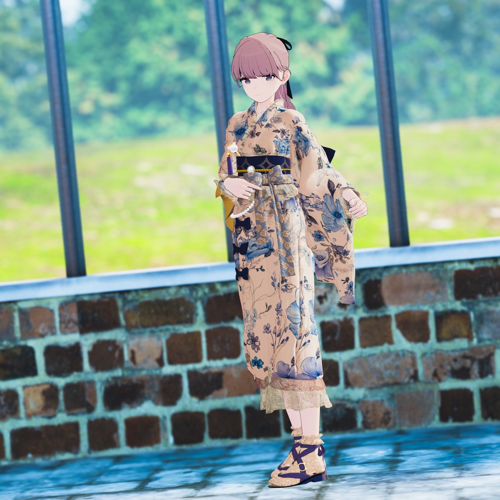 浴衣はじめました!浴衣ポーズ集 Vol.T02【全5種】