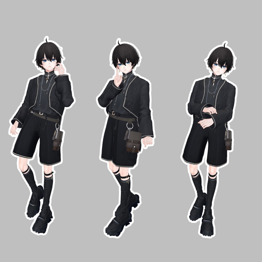 Men's Pose Pack Vol.T02【全5種】