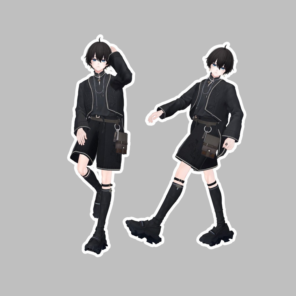 Men's Pose Pack Vol.T03【全5種】