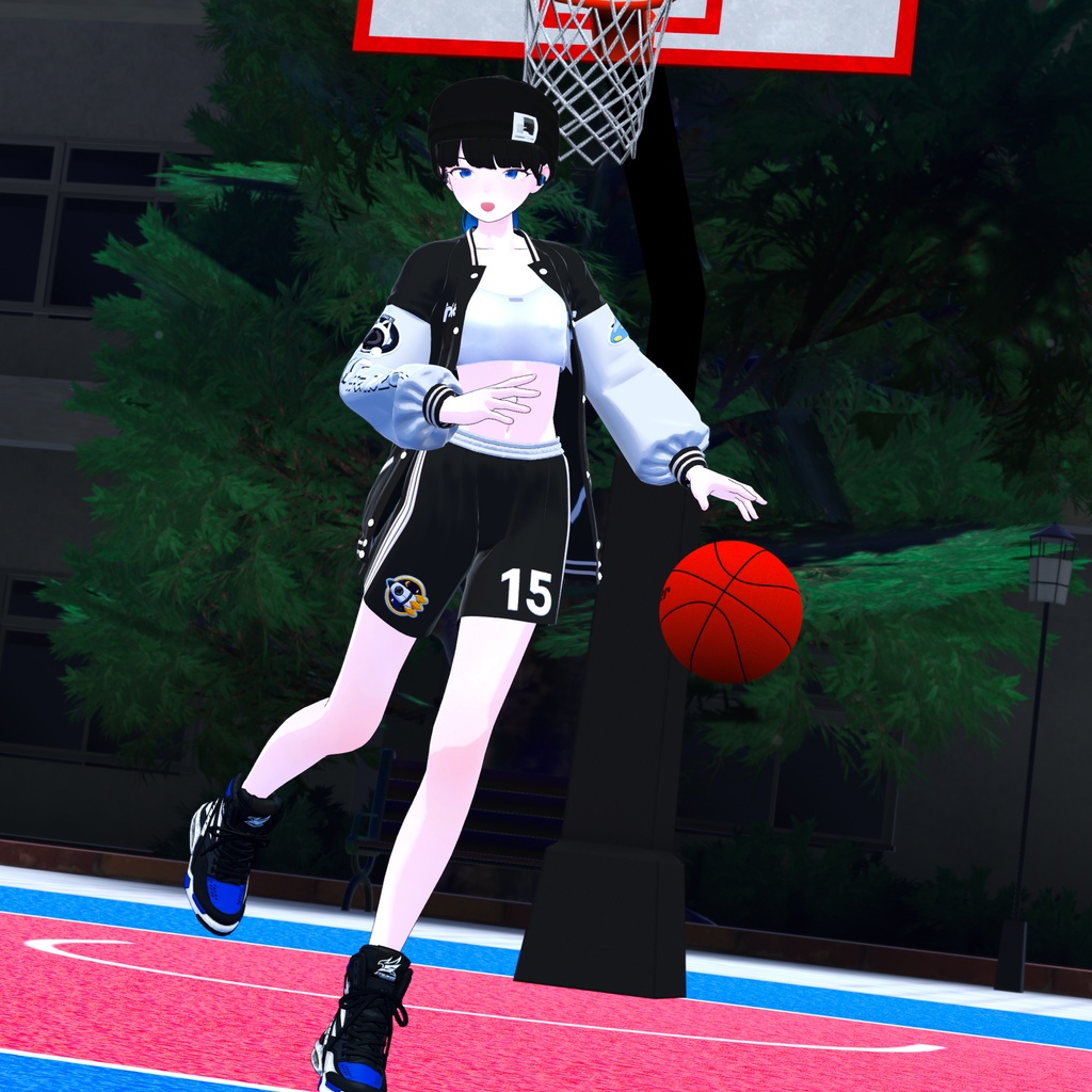 EELWORKSポーズ集 ~バスケットプレイヤーポーズ~【全10種】