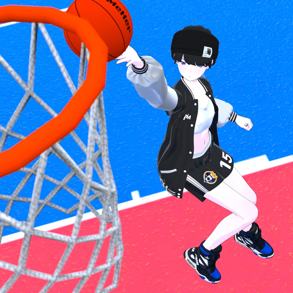 EELWORKSポーズ集 ~バスケットプレイヤーポーズ~【全10種】