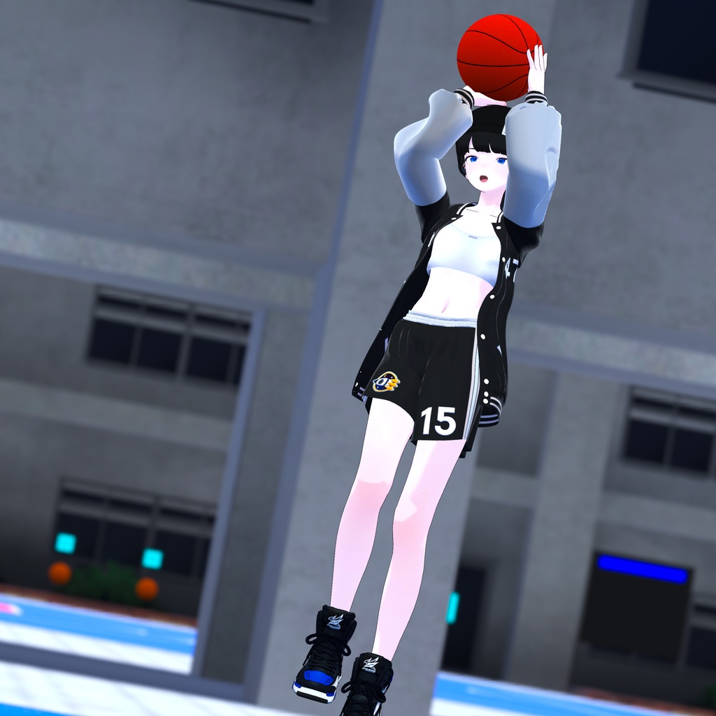 EELWORKSポーズ集 ~バスケットプレイヤーポーズ~【全10種】