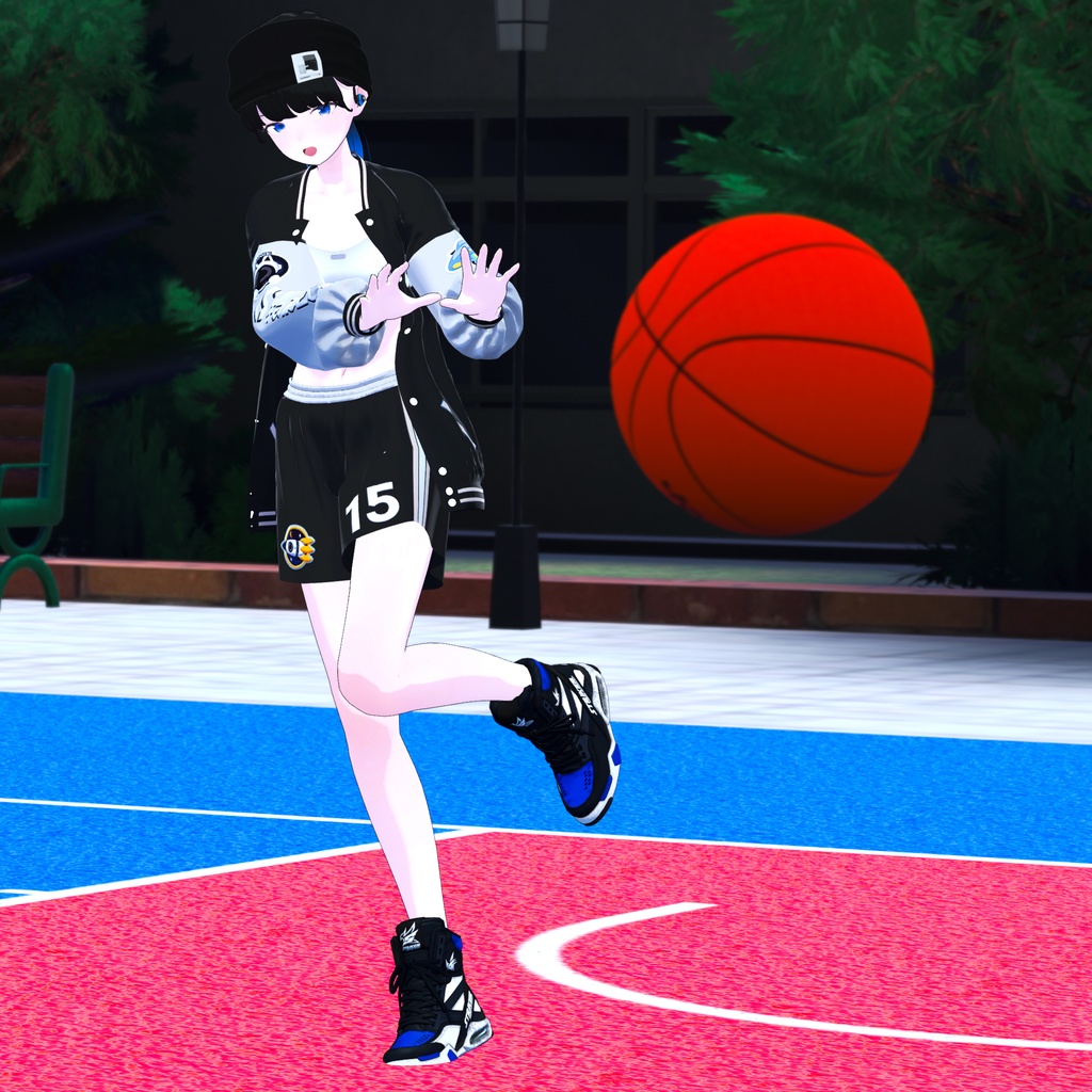 EELWORKSポーズ集 ~バスケットプレイヤーポーズ~【全10種】