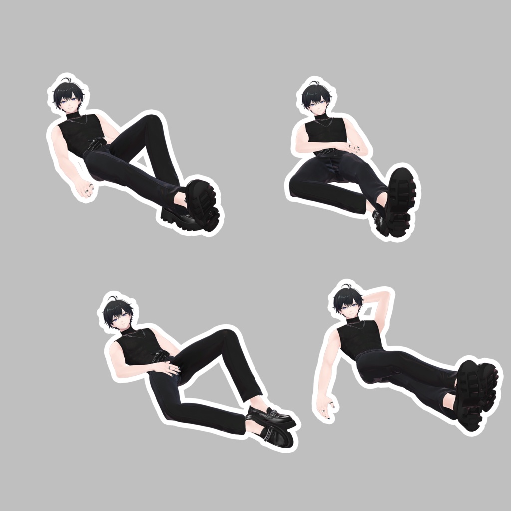 EELWORKSポーズ集 -Men's Pose Pack 4-【全18種】