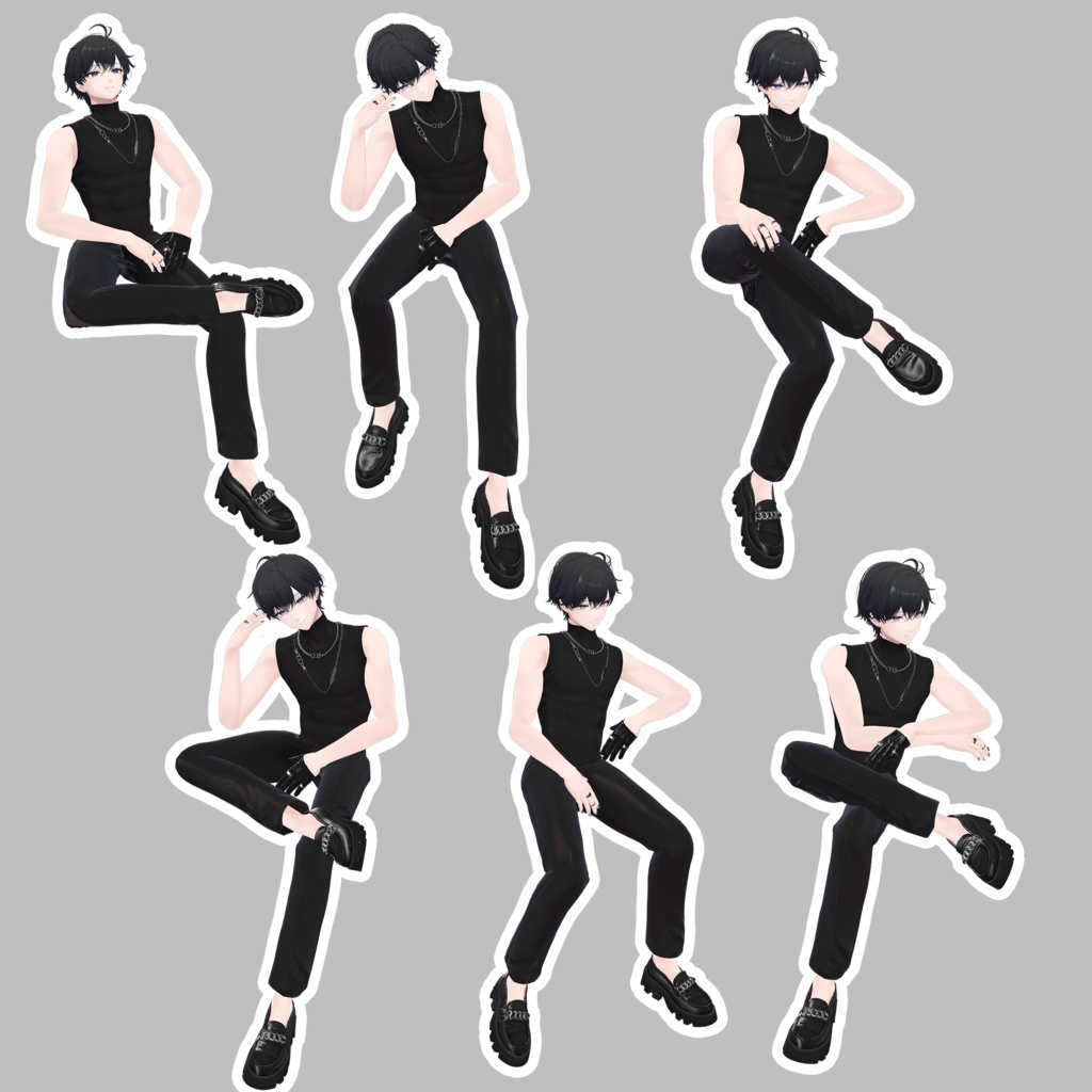 EELWORKSポーズ集 -Men's Pose Pack 4-【全18種】