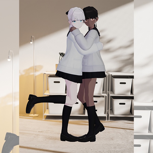 EELWORKSポーズ集 ~仲良し友情ぽーず~ 【全20ポーズ(10ペア)】