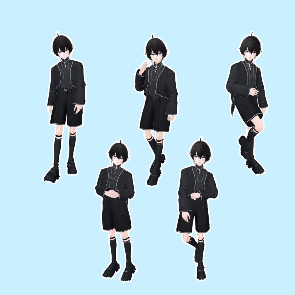 EELWORKSポーズ集 -Men's Pose Pack 5 -【全5種】