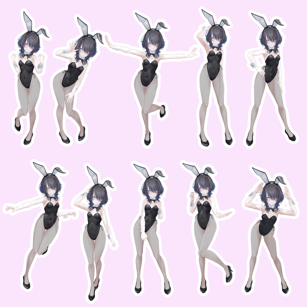 EELWORKS バニーガールポーズ集 【全30種類】