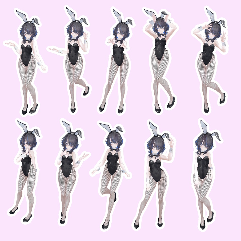 EELWORKS バニーガールポーズ集 【全30種類】