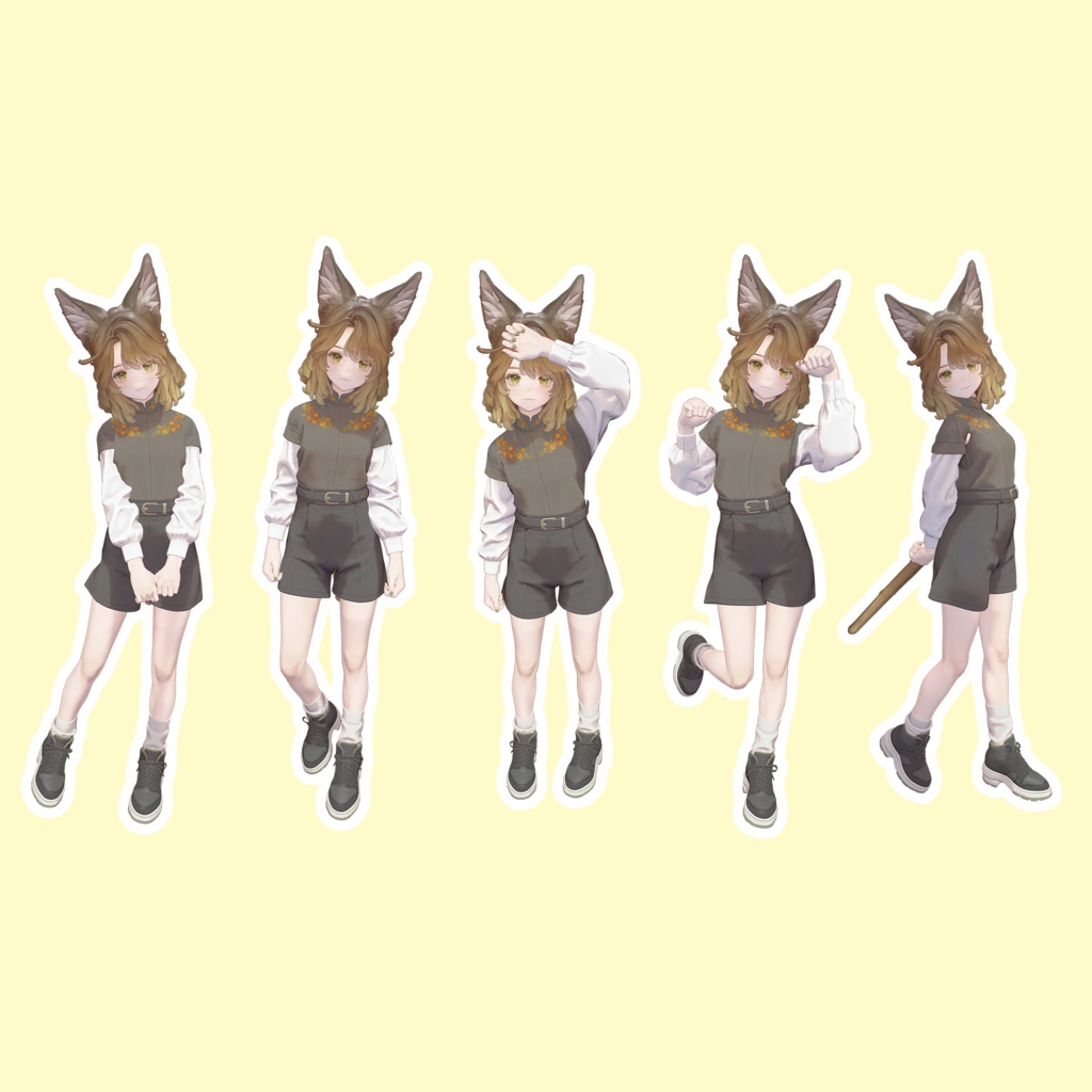 EELWORKS【無料】撮影用ポーズ集【全10種】マリシア対応