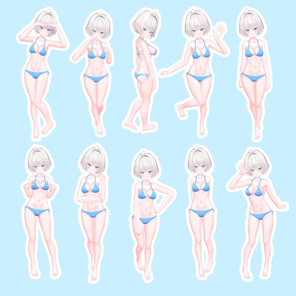 EELWORKS グラビアポーズ集【全30種類】