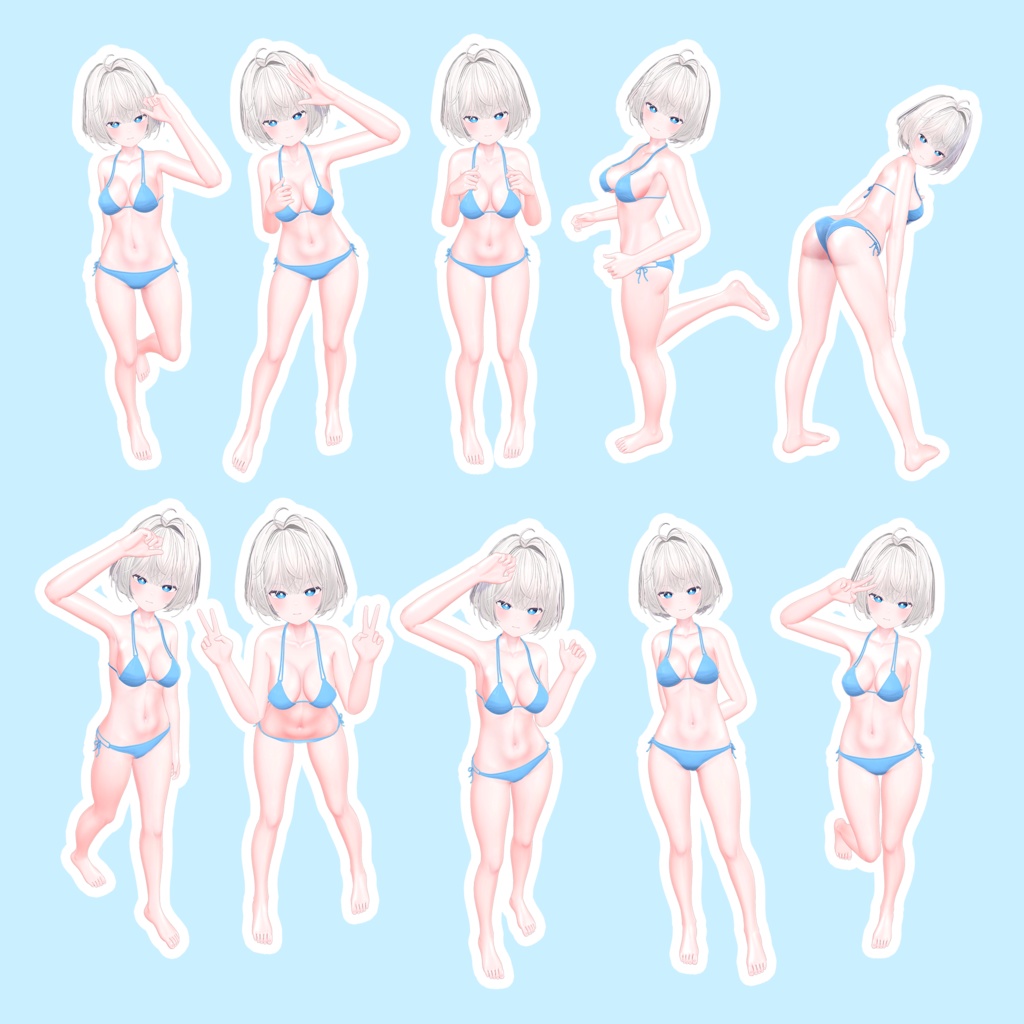 EELWORKS グラビアポーズ集【全30種類】