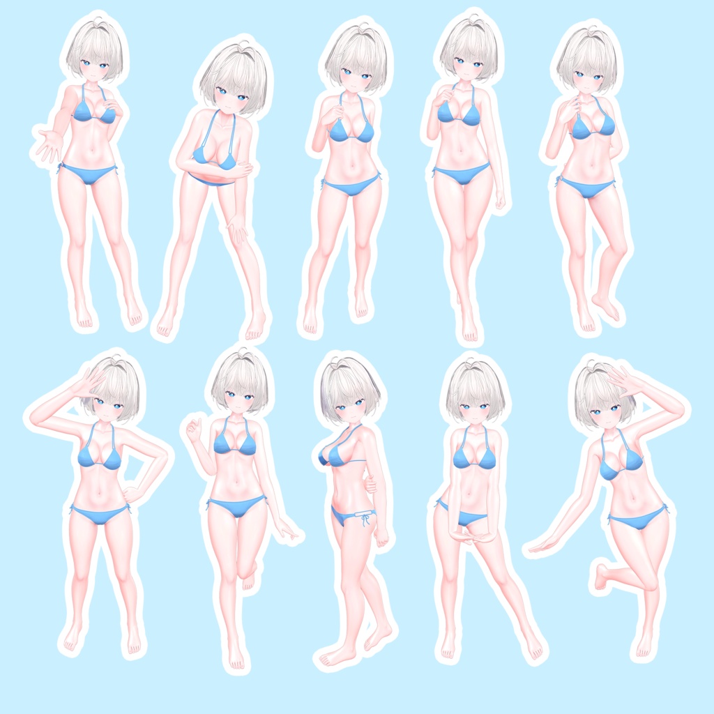 EELWORKS グラビアポーズ集【全30種類】