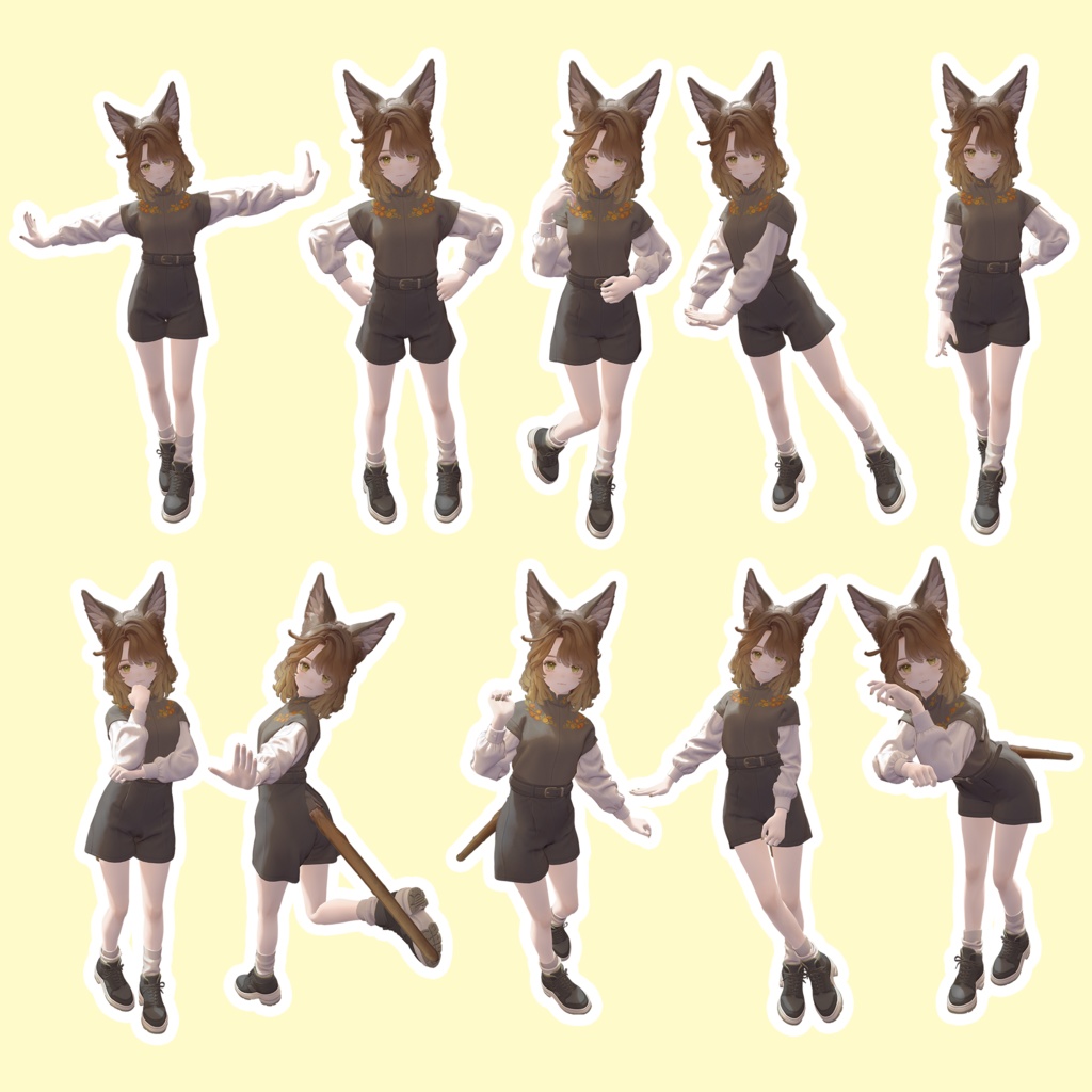 EELWORKS 撮影用ポーズ集6 【全30種類】