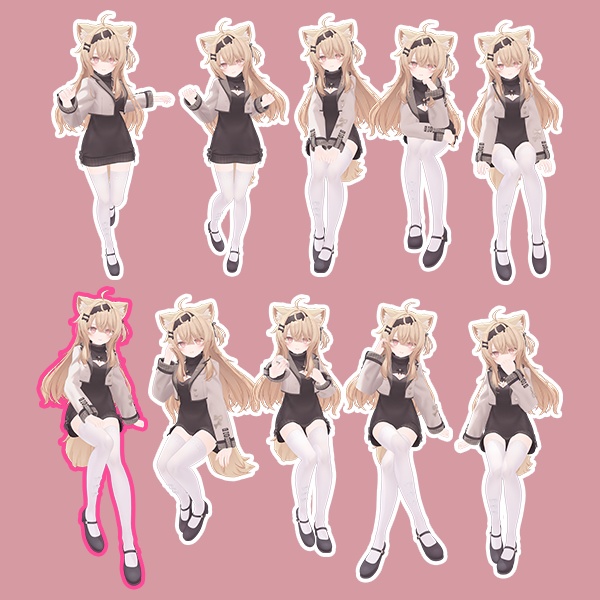 EELWORKS フォトポーズ集1:Eku 【無料版あり】