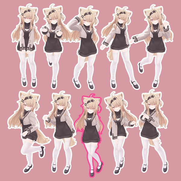 EELWORKS フォトポーズ集1:Eku 【無料版あり】