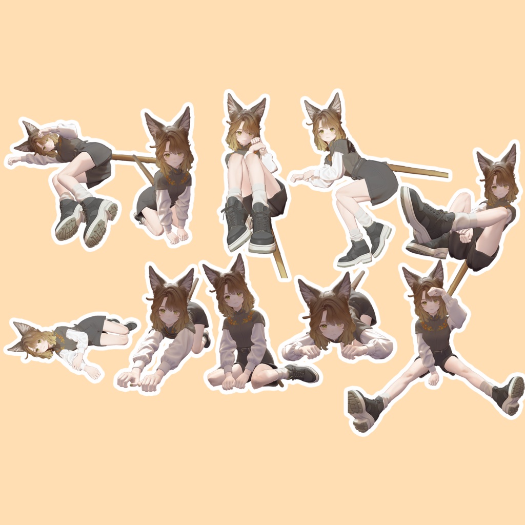 EELWORKS 撮影用ポーズ集11 【20種類】