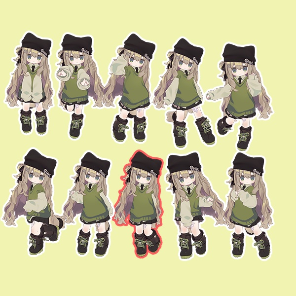 EELWORKS フォトポーズ集1:Kipfel 【無料版あり】