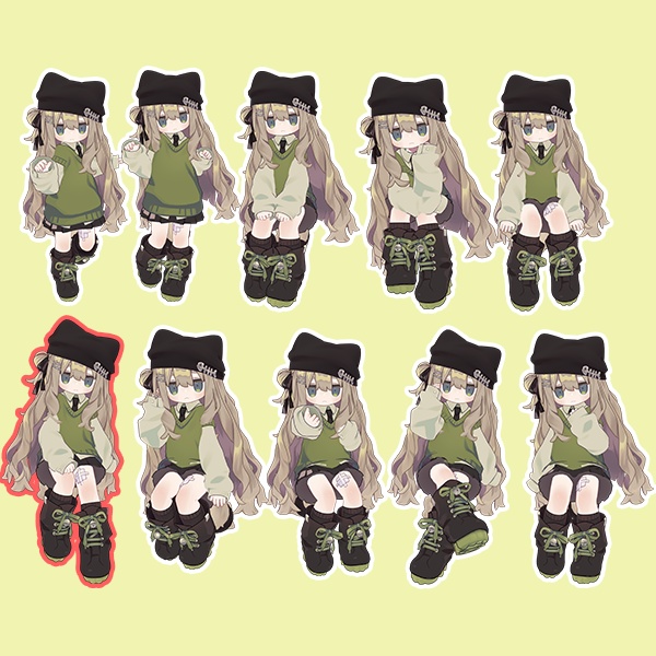 EELWORKS フォトポーズ集1:Kipfel 【無料版あり】