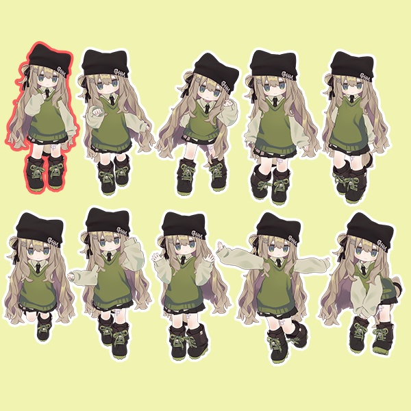 EELWORKS フォトポーズ集1:Kipfel 【無料版あり】