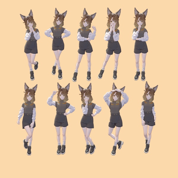 EELWORKS 撮影用ポーズ集12【20種類】