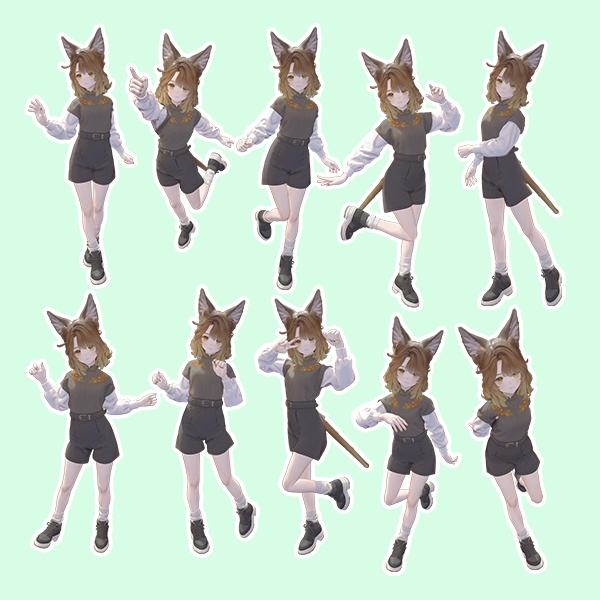 EELWORKS 撮影用ポーズ集16 【20種類】