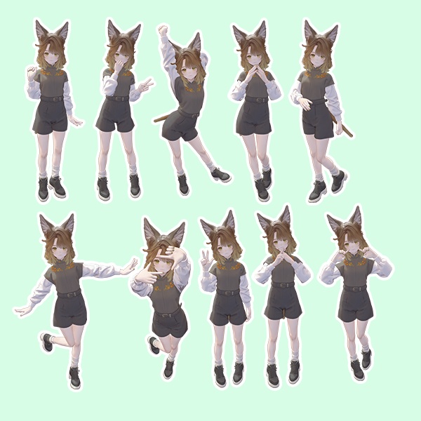 EELWORKS 撮影用ポーズ集16 【20種類】