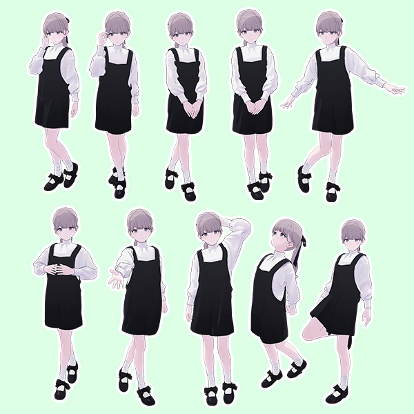【無料有/+Free sample】EELWORKS lapwing対応:撮影用ポーズ集28