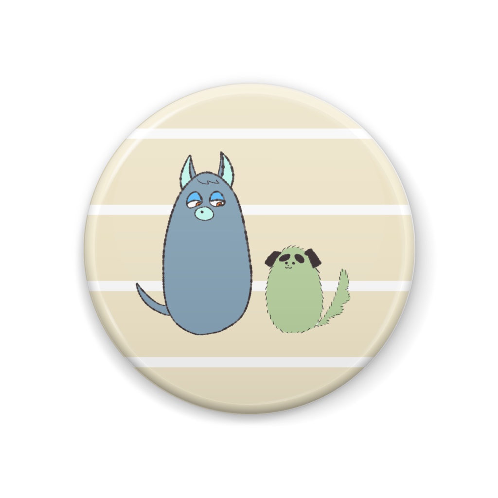 こーナロわんわん缶バッジ