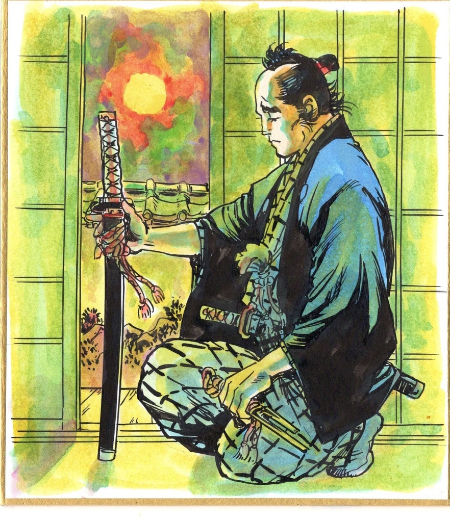 木村知夫　直筆色紙