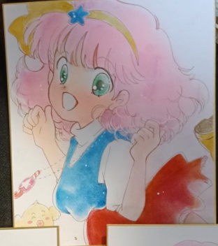 モモ中色紙付　Stwrobery　Moon