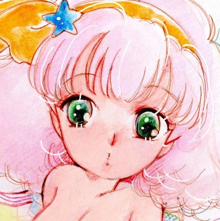 りぼんガールモモ 中色紙 小色紙