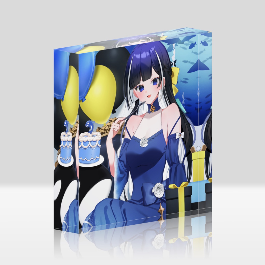 誕生日記念アクリルブロック