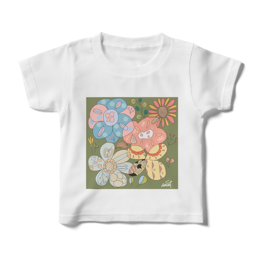 キッズTシャツ flower/R