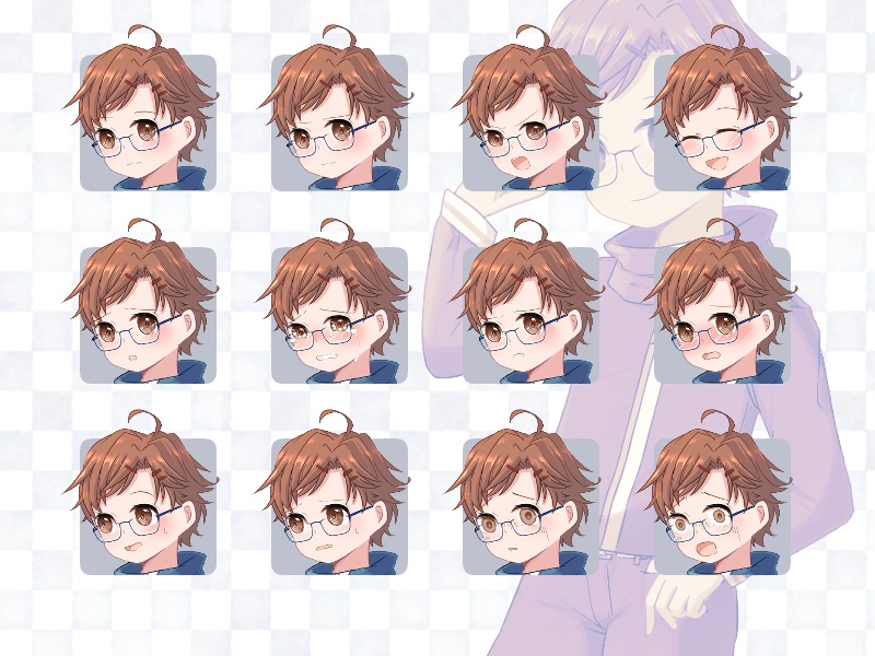 【無料/有料】全身立ち絵素材(少年)