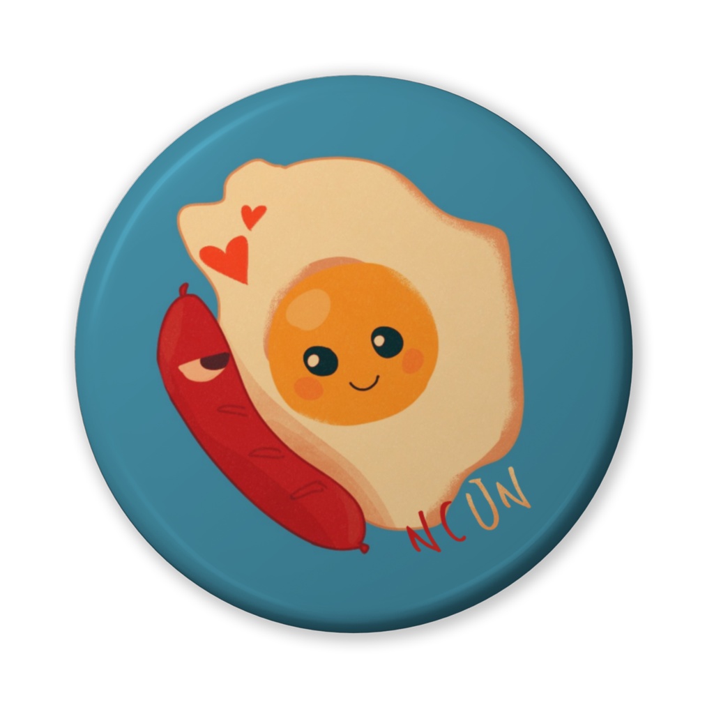 んちうん缶バッチ